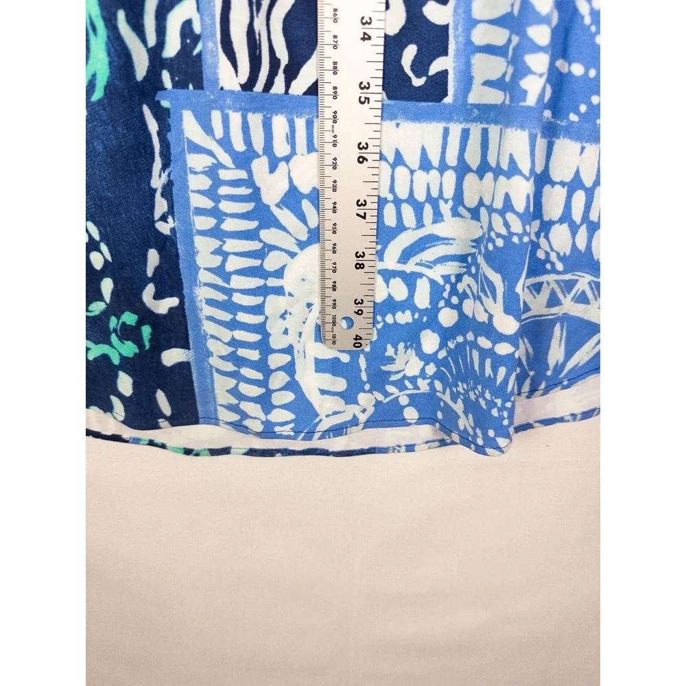 NWT Lilly Pulitzer Meridian Midi Dress Womens L Indigo Black Off Shoulder Pom Po